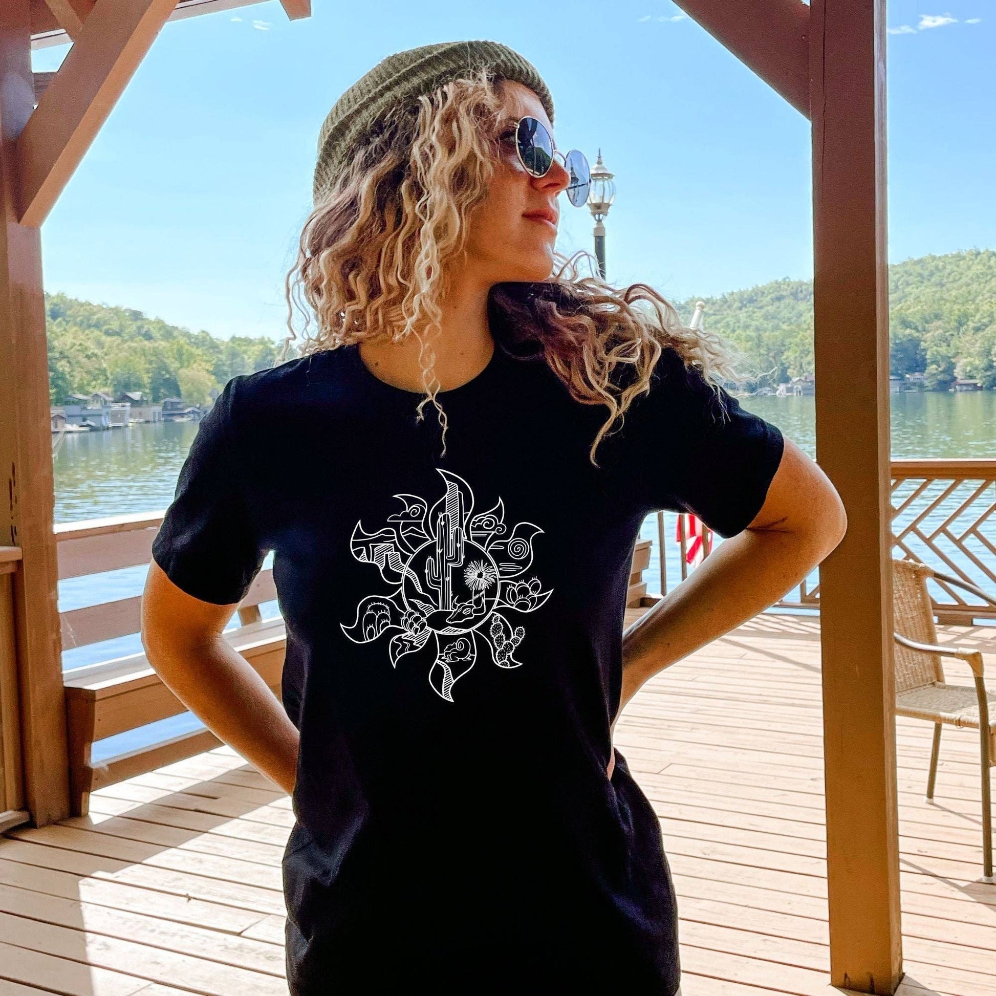 Boho Style Desert T Shirt For Women *Unisex Fit*028
