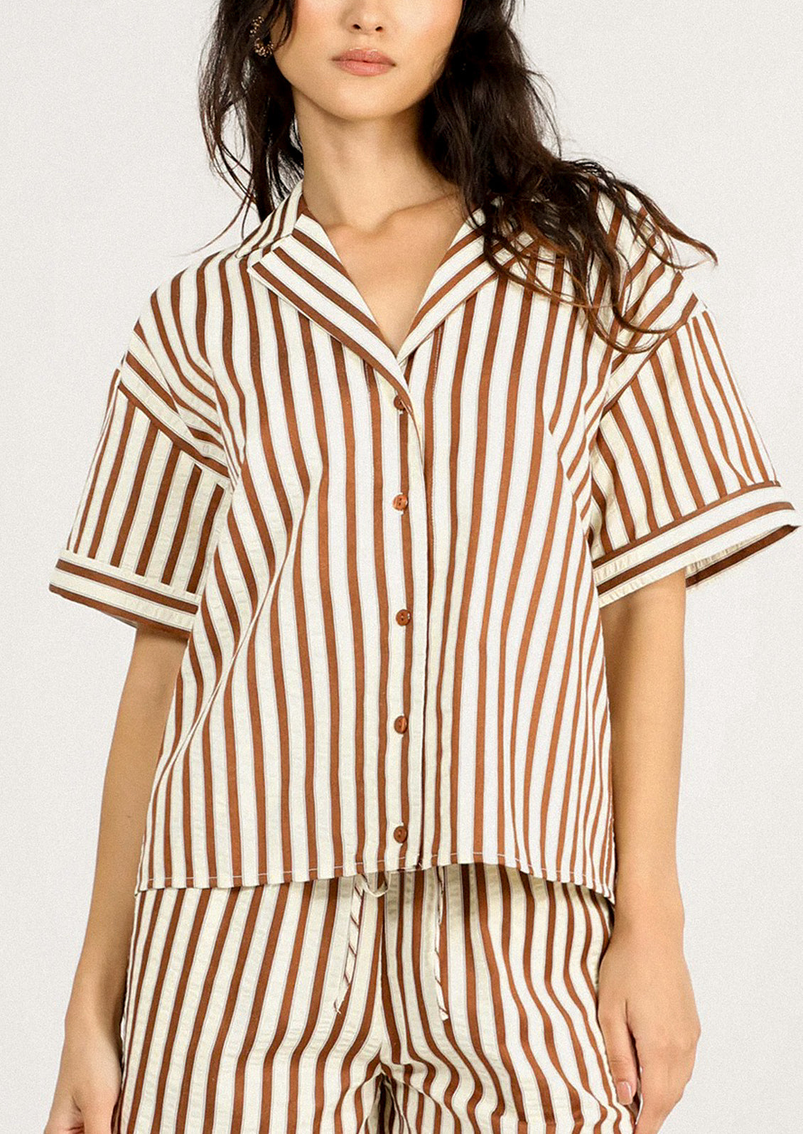 Graham Stripe Short Sleeve Shirt