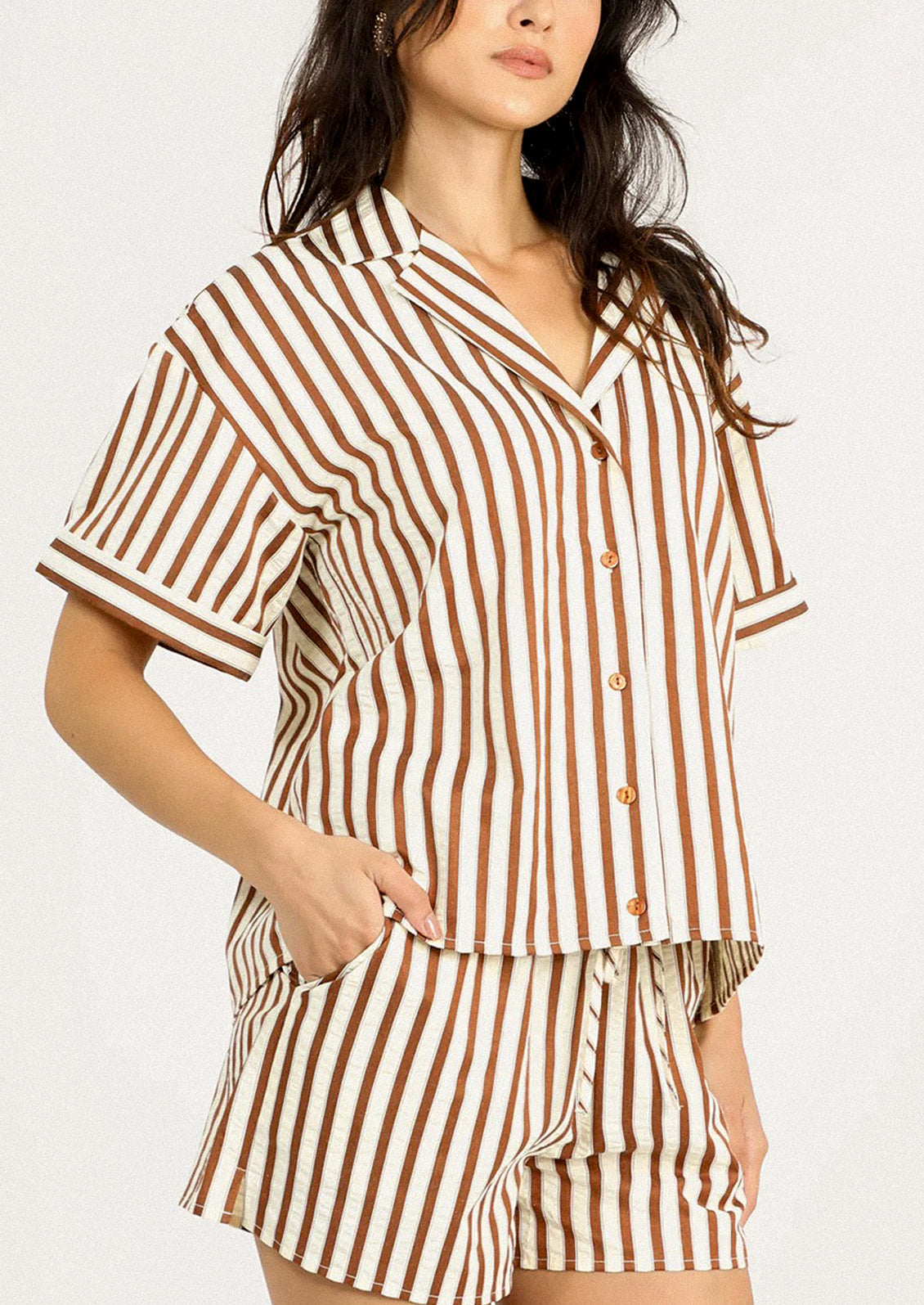 Graham Stripe Short Sleeve Shirt