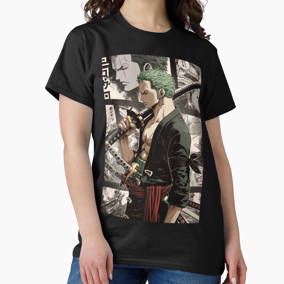 Zoro Manga Panel by AnimeArsenalPrints Unisex T-shirt, Sweatshirt, Hoodie, Long Sleeve Tee