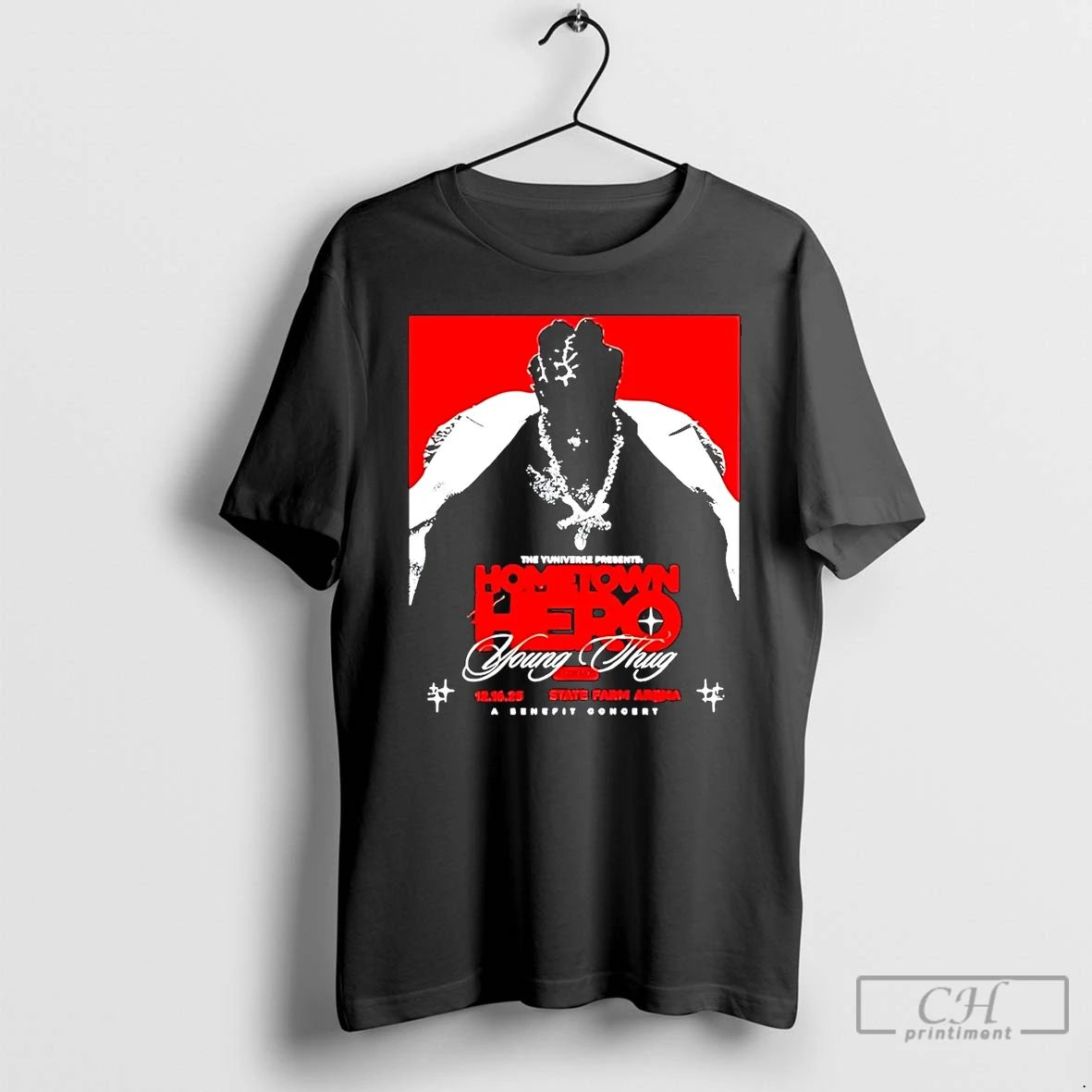 Premium Young Thug The Return Hometown Hero In Atlanta At State Farm Arena T Shirts Unisex T-shirt, Sweatshirt, Hoodie, Long Sleeve Tee