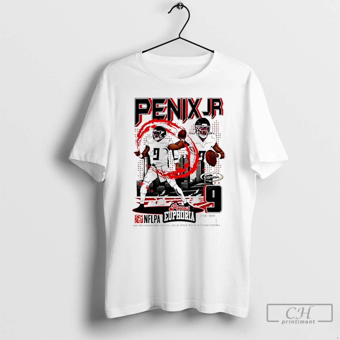 Premium Michael Penix Jr Atlanta Falcons Player Graphic T Shirts Unisex T-shirt, Sweatshirt, Hoodie, Long Sleeve Tee