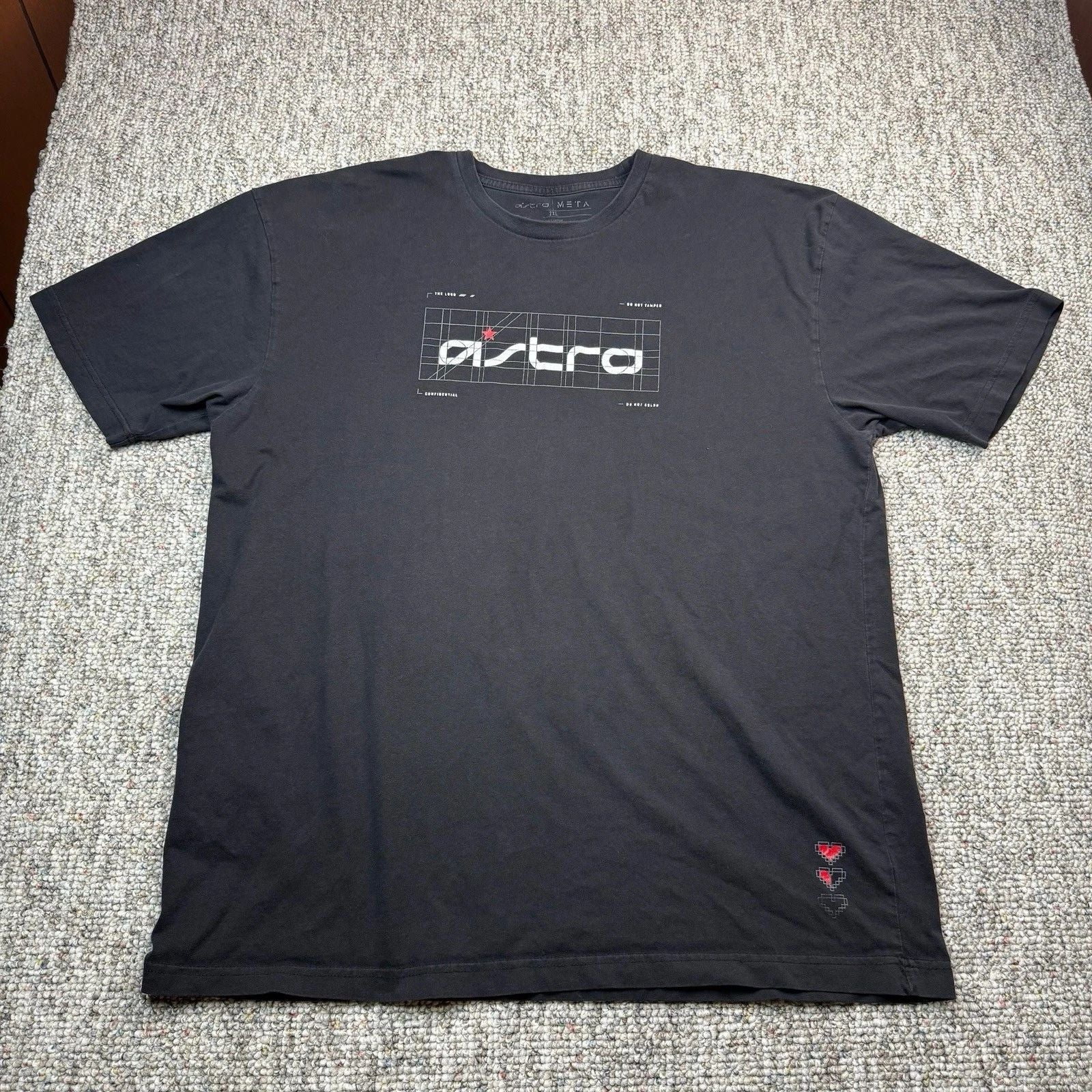 Meta Astro Gaming Shirt Mens 2XL Short Sleeve eSports Black Unisex T-shirt, Sweatshirt, Hoodie, Long Sleeve Tee